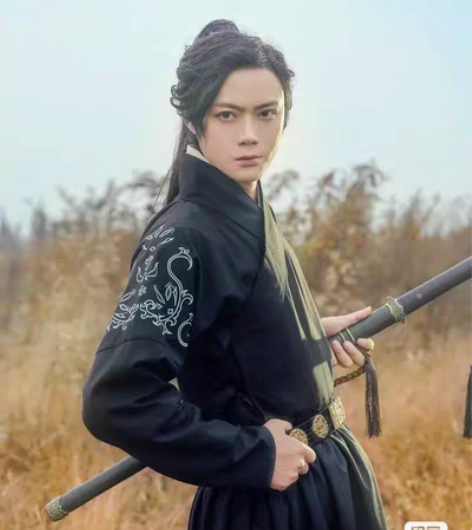 包邮如梦霓裳汉服男装贴里[远朝归]五龙纹刺...