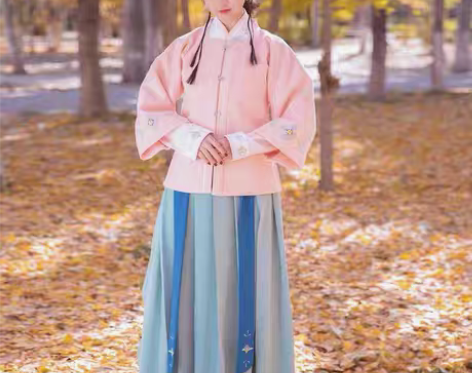 包邮［如梦霓裳］汉服，上襦下裙两件 感兴趣...