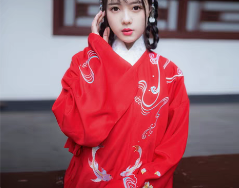 转卖[如梦霓裳]汉服女装袄裙[湘江静]二锦...