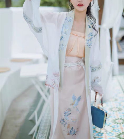 包邮都城南庄汉服清鸢夏季仙气宋制三件套汉服...