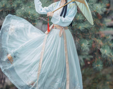 转卖都城南庄 雪慕灵 原创夏季齐腰襦裙渐变...