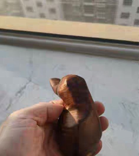 包邮烟斗 花梨木，做工精致，纹理漂亮，黄铜...