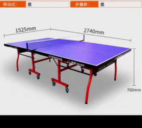 转卖处理闲置双鱼牌2018R型乒乓球桌 ，...