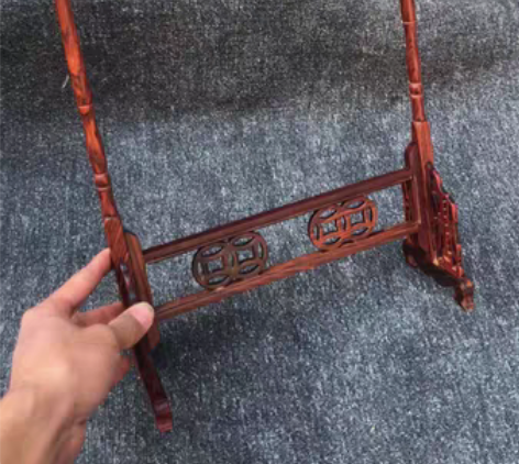 包邮精品毛笔架 笔架 红酸枝笔架 笔挂品名...