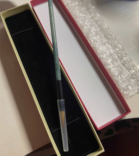 包邮翡翠A货毛笔 带绿 有意者联系¥150...