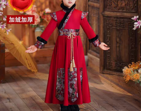 转卖拜年服男童汉服冬季中国风冬款唐装202...