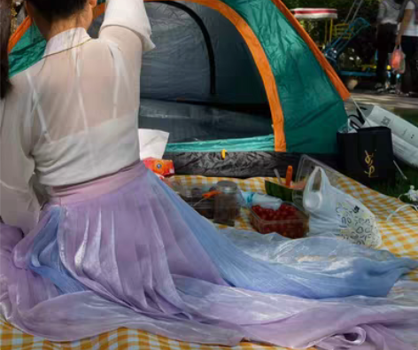 东月棠 春樱紫兰 汉服 出闲置汉服东月棠...