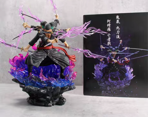 包邮全新,鬼岛阿修罗三头六臂九刀流索隆海贼...