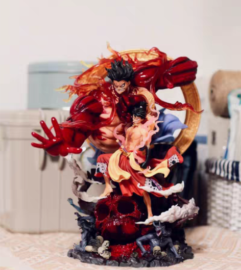 海贼王手办搬家携带不方便,不动明王路飞和鬼...