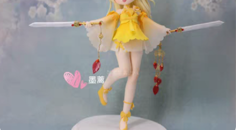 【作品展示】剑网3粘土手办定制 无现货!喜...