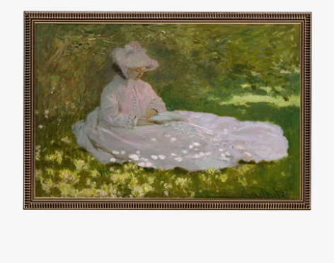 转卖艺术大师含框画《Beaute》美人莫奈...