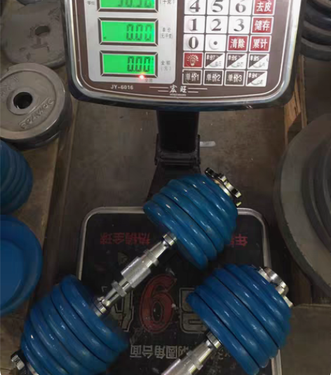 包邮哑铃,清库存,30公斤纯钢烤漆哑铃,单...