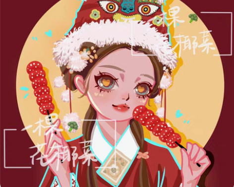 包邮【头像定制】特价手绘Q版/鸭鸭风/甜橙...