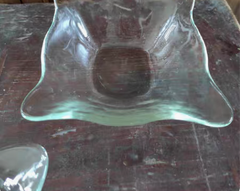 包邮两个琉璃玻璃小碟子 实物拍摄,所得所见...