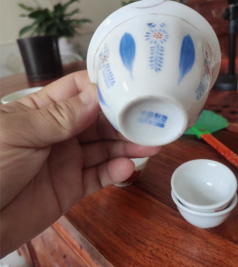 包邮茶杯酒杯酒盅 五六七的茶杯茶碗酒盅,可...
