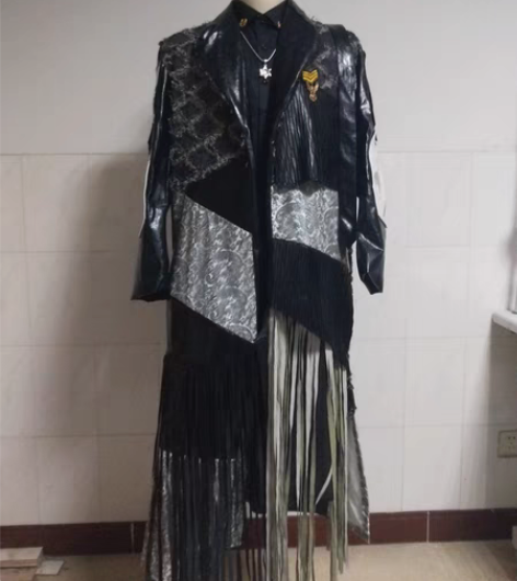 包邮服装设计成衣一套,含制作过程图,草图,...