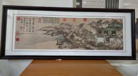 长1.57米×宽0.62米,农耕刺绣画 感...