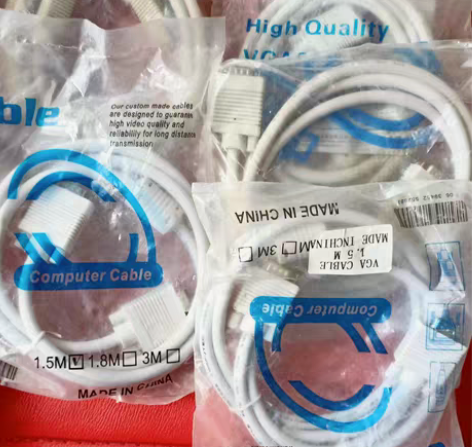 包邮全新未拆封1米5的VGA线(显示器用)...