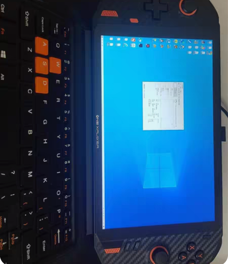 壹号本掌机win10系统，16+1TB.今...