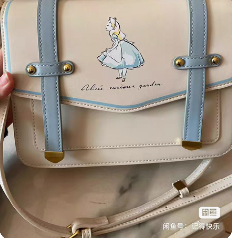 Bromen 不莱玫迪士尼联名款可爱单肩包...