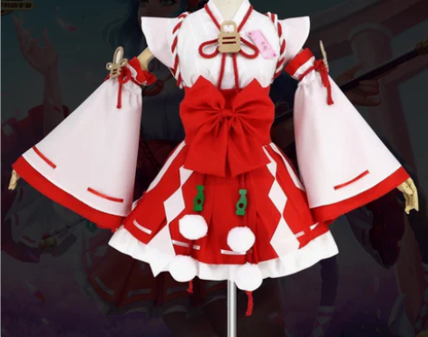 转卖王者荣耀cos大乔cos服伊势巫女皮肤...