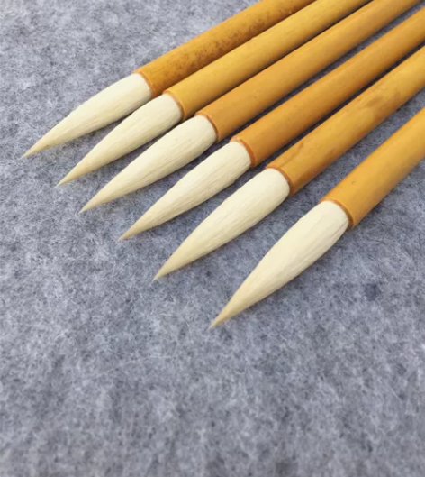 处理一批长锋羊毫毛笔篆书草书行书铁线篆，峄...
