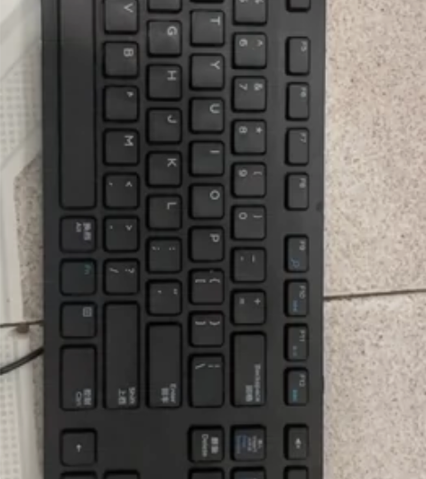 JD买的,戴尔(DELL) 有线键盘 键鼠...