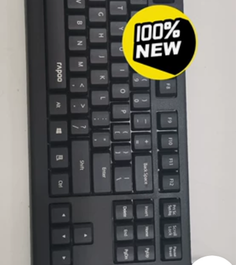 全新未拆封雷柏键鼠套装 X120PRO 黑...