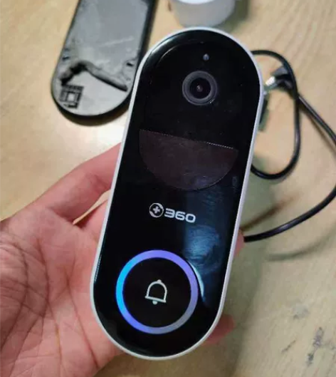 360可视门铃二合一版d819。 门铃和接...