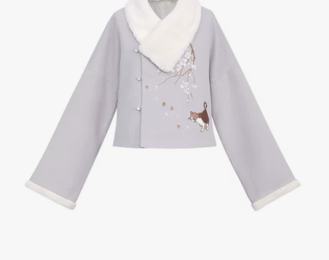徐娇织羽集花下有期外套女半身裙改良汉服汉元...