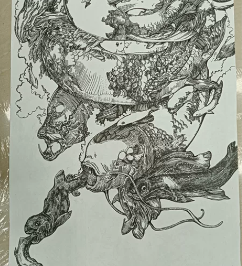 【代画】定制创意手绘,各种主题手抄报,黑白...