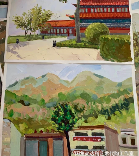 水粉静物风景代画水彩画价格优惠 实力可靠!...