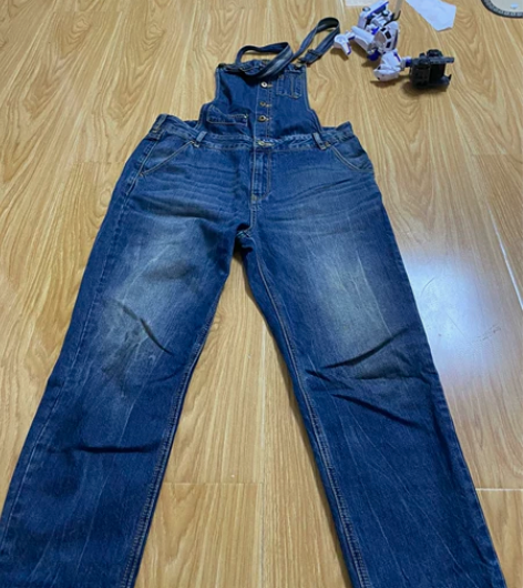 Wrangler/威格背带牛仔裤,专柜买的...