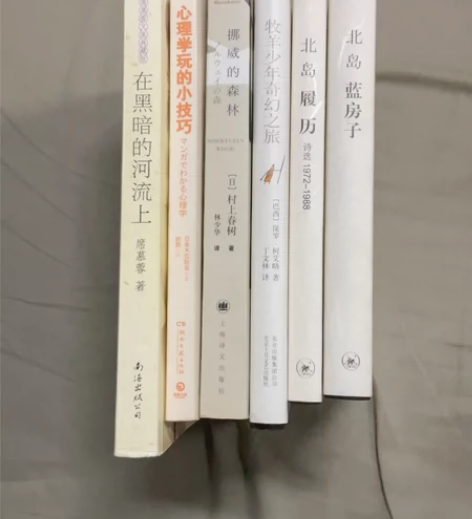 北岛、席慕容、村上春树,15块一本,三本及...