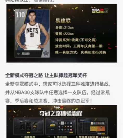 NBA2kol2 夺冠之路活动提前预定,...