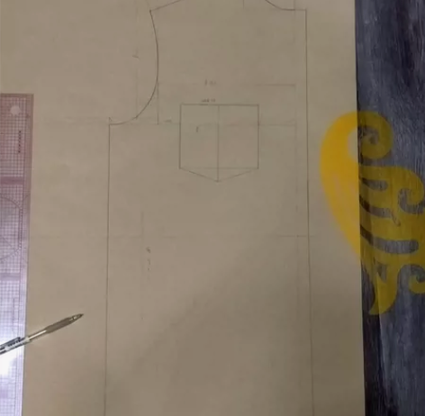 服装结构图 服装打版服装打板 手绘纸...
